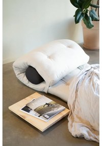 Szürkésbézs futon matrac 70x200 cm Wrap Linen Beige/Dark Grey – Karup Design