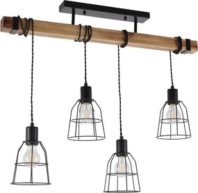 ITALUX PND-4290-4-L PONTE Vintage Függesztett Lámpa E27 IP20