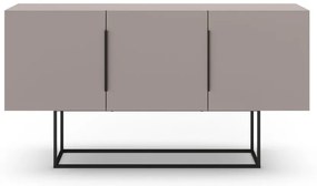 Szürke-bézs alacsony komód 150x80 cm Titan – Marckeric