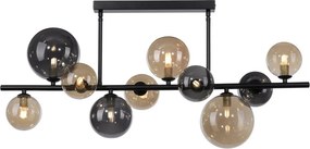 Paul Neuhaus modern mennyezeti lámpa popsicle borostyán füstös pln6583-18
