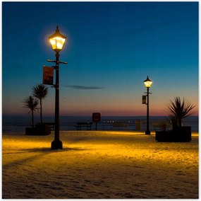 Poszterek 140x140 Lámpások a tengerparton