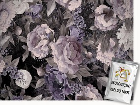 Fotótapéta Flizelina Természet Virágok Nagy Bazsarózsa Lila 250x175 ragasztó