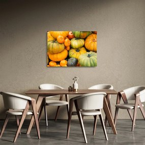 Üveg kép - Őszi sütőtök (70x50 cm)