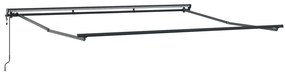 Automatikus Behúzható Napellenző LED Sárga és Narancs 400x350 cm