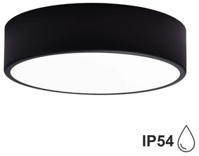 Brilagi - Fürdőszobai mennyezeti lámpa CLARE 2xE27/24W/230V átm. 30 cm fekete IP54 8590828405788