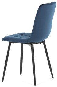 Kék Bársony Étkezőszék. CT-281 BLUE4