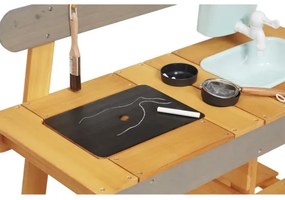 Janod - Kültéri fa játékkonyha MUDDY LAB