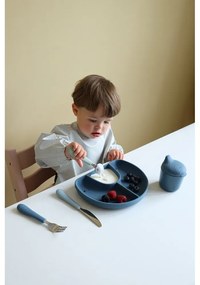 Zöld-kék szilikon gyerek evőeszköz szett 3 db-os Ocean Mix – Cam Cam Copenhagen