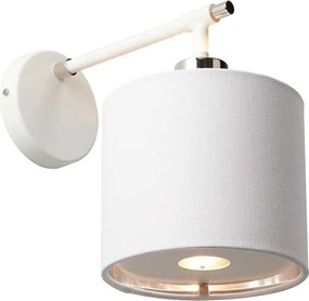 Elstead modern fali lámpa balance fehér festett nikkelfény elsbalance1-wpn