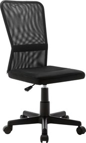 vidaXL fekete hálószövetű irodaszék 44 x 52 x 100 cm
