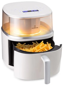 Klarstein Air Bloom, forrólevegős fritőz, 1500 W, 7,5 l, 16 program, gőzölő funkcióval
