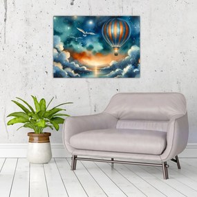 Kép - Repülés az éjjeli ég alatt (70x50 cm)