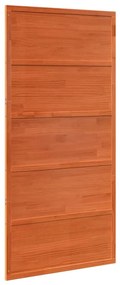 viaszbarna tömör fenyőfa istálló stílusú ajtó 100x208 cm