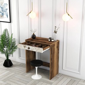 Lizbon - Walnut, White, Marble