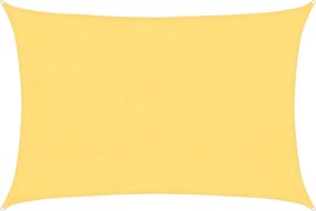 vidaXL bézs HDPE napvitorla 160 g/m² 3 x 5 m