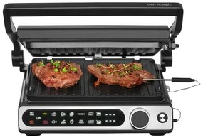 Concept ge3500 - Kontaktgrill mit Temperatursensor 2000W/230V schwarz