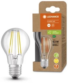 LED lámpa , égő , izzószálas hatás , filament , E27 , 4W , 210 lm/w , A besorolás , meleg fehér , 5 év garancia , LEDVANCE (OSRAM)