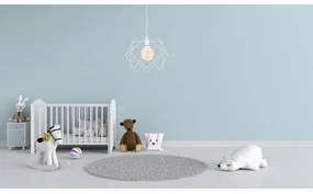 Csillár zsinóron GALL 1xE27/60W/230V fehér