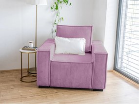 Fotel lábtartóval SMART SET, lila