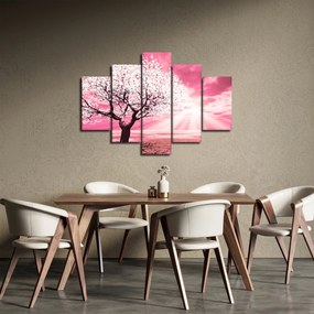 Rózsaszín fa képe (150x105 cm)