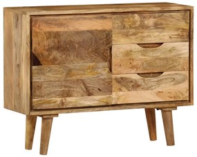 tömör mangófa tálalószekrény 90 x 30 x 69 cm