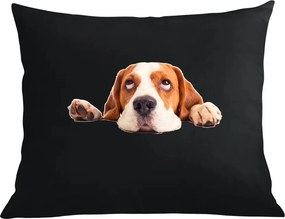 Párna párnahuzat Beagle Kutya mintás