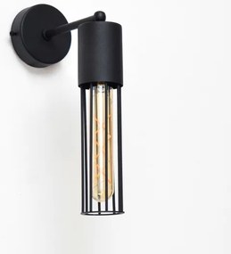 Fali lámpa MELODY 1xE27/15W/230V fekete