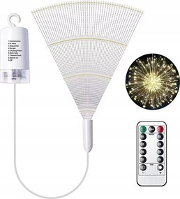 Foxter karácsonyi égőcsillag, 180 Led, távirányítóval, meleg fehér színben