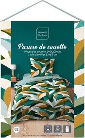 Egyszemélyes pamut ágyneműhuzat 140x200 cm Swan – douceur d'intérieur