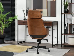 Fotel Clementine (sötét dió + fekete). 1110496