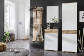 Nia komód wotan tölgy, fehér jobbos 58cm