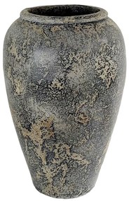 Capelo dekorációs váza terrakotta, szürke, Ø47x69 cm