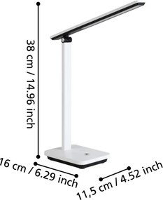 Eglo INIESTA 900956 Asztali lámpa 1x3,6W/LED 3000-6500K 360lm IP20
