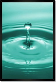 Poszterek keretben 40x60 Csepp a vízbe