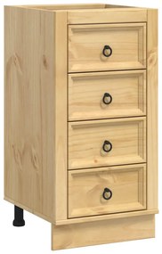 Cabinet fiókkal tárolóval Méz 40 x 46 x 81,5 cm Tömör fenyőfa