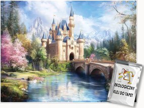 Fotótapéta Lányoknak Mesevár Tapéta Gyerekszobába 400x280