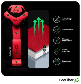 Diablo X-Player 2.0 szövet gamer szék Nagy méret: kármin-antracit