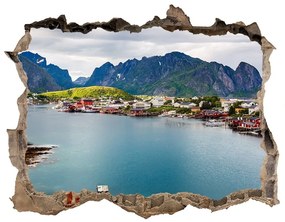 Lyuk 3d fali matrica Lofoten norvégia nd-k-151856257