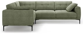 Zöld sarokkanapé (bal oldali-L alakú) Bemy – Micadoni