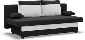 Sony kanapé, szövet anyag, hab töltet, fekete - fehér