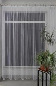 Mg Függöny Háló FEHÉR-ezüst 34933 350x230 kész Sk szalaggal