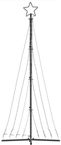 kék LED karácsonyfa 447 LED 249 cm