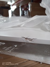 AKCIÓ Fehér étkezőasztal BERGEN 100x70 cm II. osztály