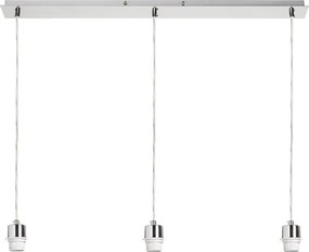 RENDL MORE 80 mennyezeti függőlámpa alap matt nikkel 230V LED E27 3x15W