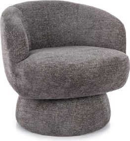 Forgó design fotel COSMIC RAVEN, szürke