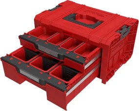 Fiókrendező 46 x 32 x 26 cm piros
