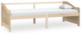 3 személyes tömör fenyőfa kanapéágy 90 x 200 cm