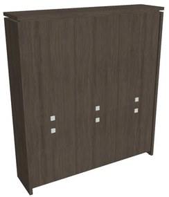 Verno magas szekrény 188 x 46 x 210 cm, antracit tölgy