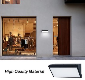 Brilagi - Kültéri fali lámpa TRIANGLE 1xE27/60W/230V fekete IP65