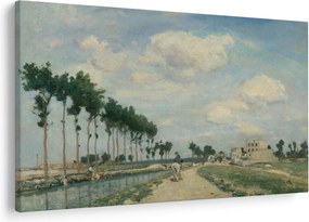Kép - Johan Barthold Jongkind, The Towpath, reprodukciók (90x60 cm)
